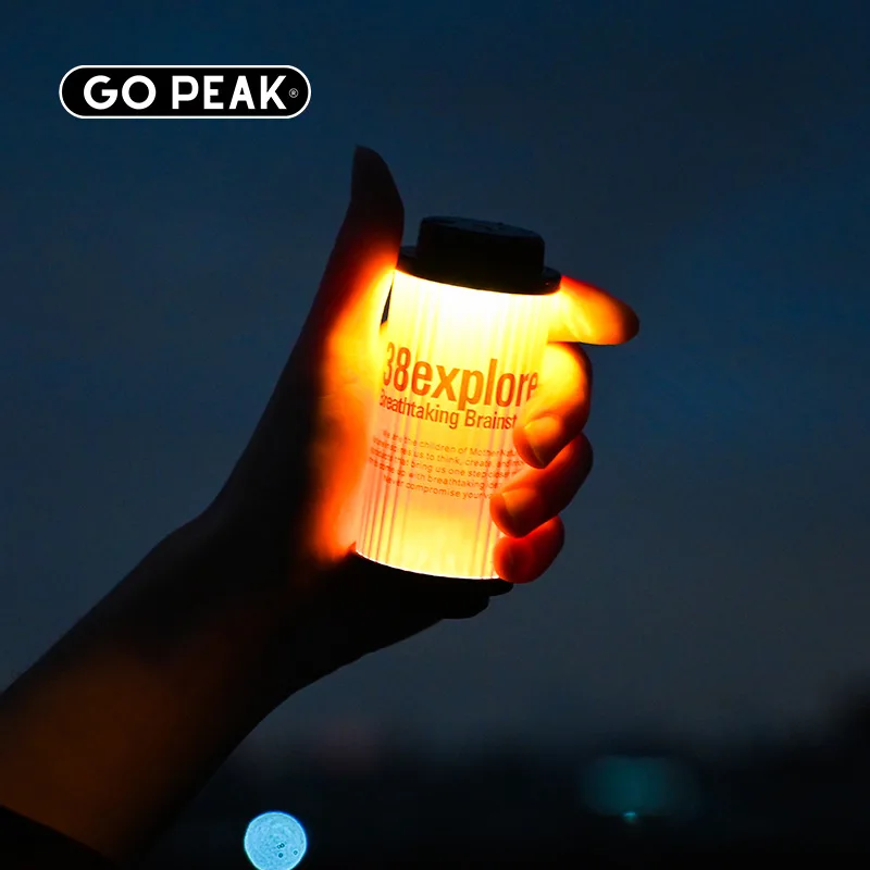 Go Peak 38 Explore Light 38-KT 38 Light Camping Lantern Lighting Lamp with Magnetic Base Waterproof Light 18650 Battery