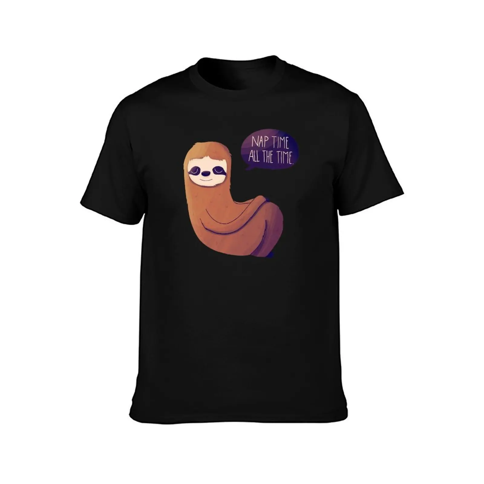 Nap Time, All The Time T-Shirt, Summer Casual Cotton Tee, Oversized Streetwear Tops, Vintage Graphic Print, Unisex Men Women