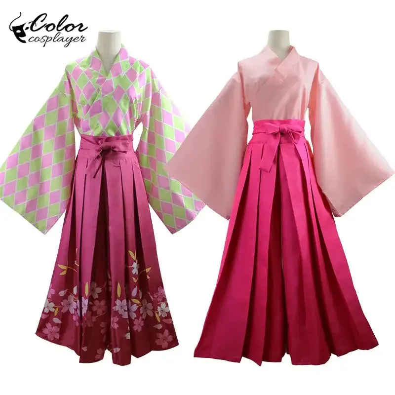 일본 애니메이션 코스프레 토미오카 기유 코쵸우 시노부 카마도 네즈코 카마도 탄지로 츠유리 카나와 일본 기모노