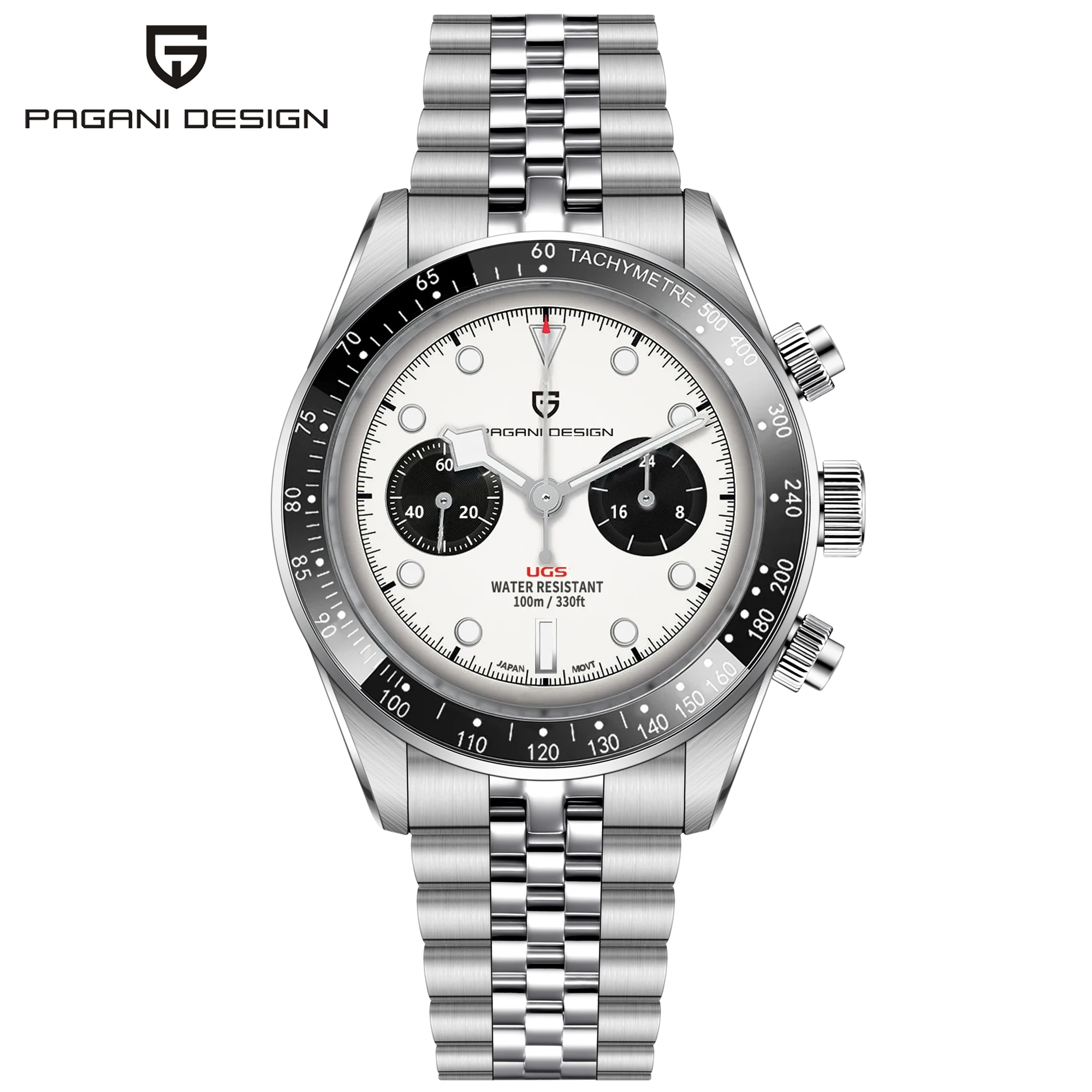 2026 New PAGANI DESIGN BB Panda Men's Watches Retro Luxury Quartz Watch For Men Sport Chronograph Stainless steel Bracelet Watch