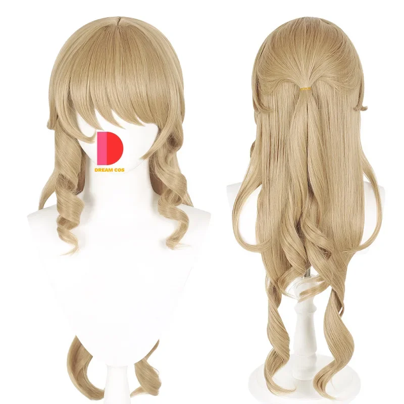 Genshin Impact Navia Cosplay Costume Wig Hat Set Women Dress Uniform Halloween Party Outfit for Girls Complete Accessories@0Z*