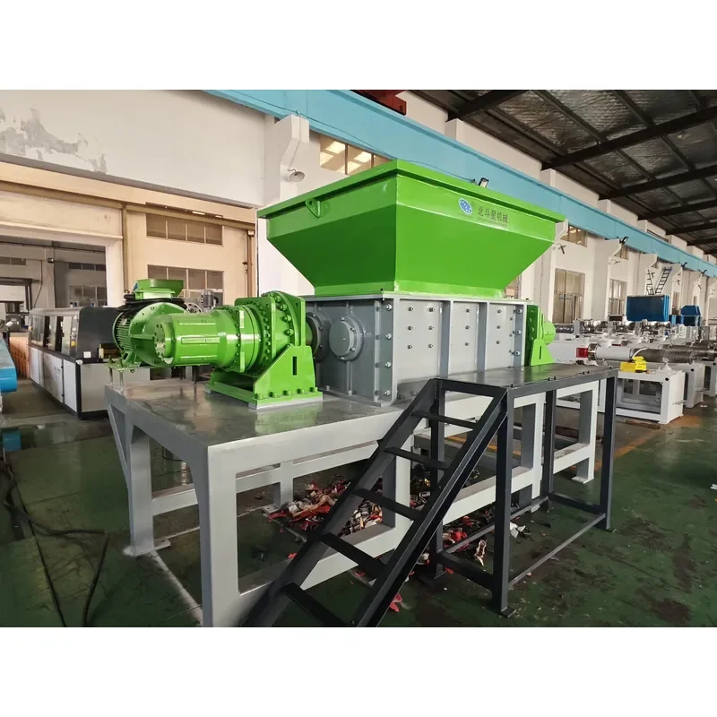 Recycling Machine 2026 Sevenstars Waste Plastic PP Pallet Buckets Double Shaft Shredder Recycling Machine