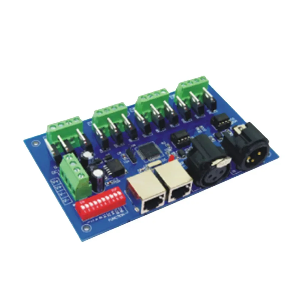 

DC12V-24V 24A LED Controller Dimmer DMX512 Decoder Constant Voltage Common Anode for LED Strip Light WS-DMX-12CH