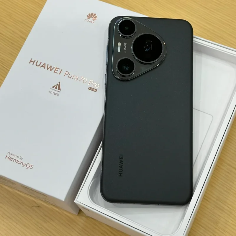 Nuovo Huawei Pura 70 5G Telefono Mobile 512GB ROM 6.6 "Kawlun Glass 2 Schermo Kirin 9010 Octa Core Batteria 4900mAh NFC HarmonyOS 4.2