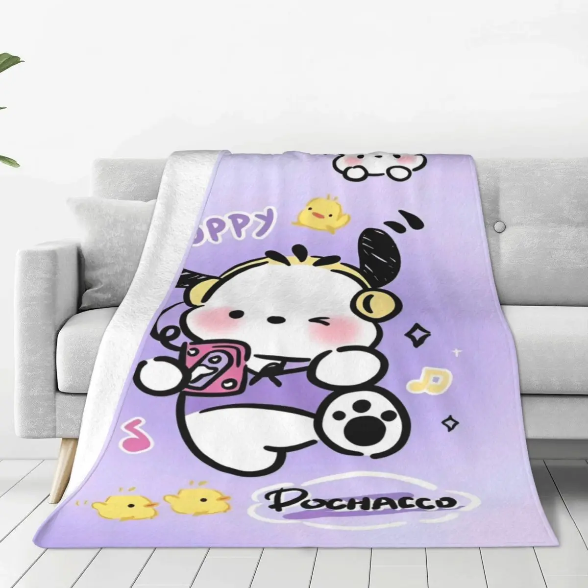 Pochacco Sanrio Accessories Blanket Super Soft Blanket Gifts For Friend