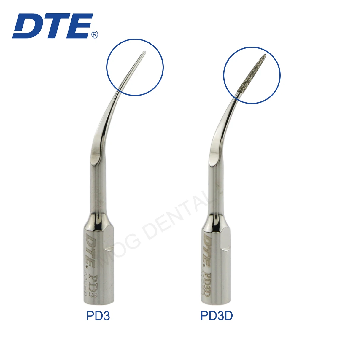 Woodpecker DTE Dental Ultrasonic Scaler Tips P-Series Endo Periodontics Activation Fit NSK SATELEC Scaler Handpiece