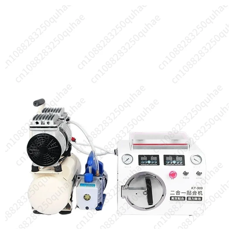 K909 2-in-1 OCA Vacuum Laminator, Bubble Remove Equipment for Cellphone Broken LCD Refurbish