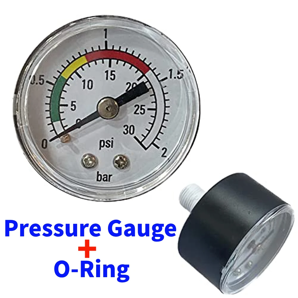 Pressure Gauge Circular Pressure Gauge For Intex 11224 14 And 16 Inch Sand Filter Pumps Dual Scale Pressure Measurement System