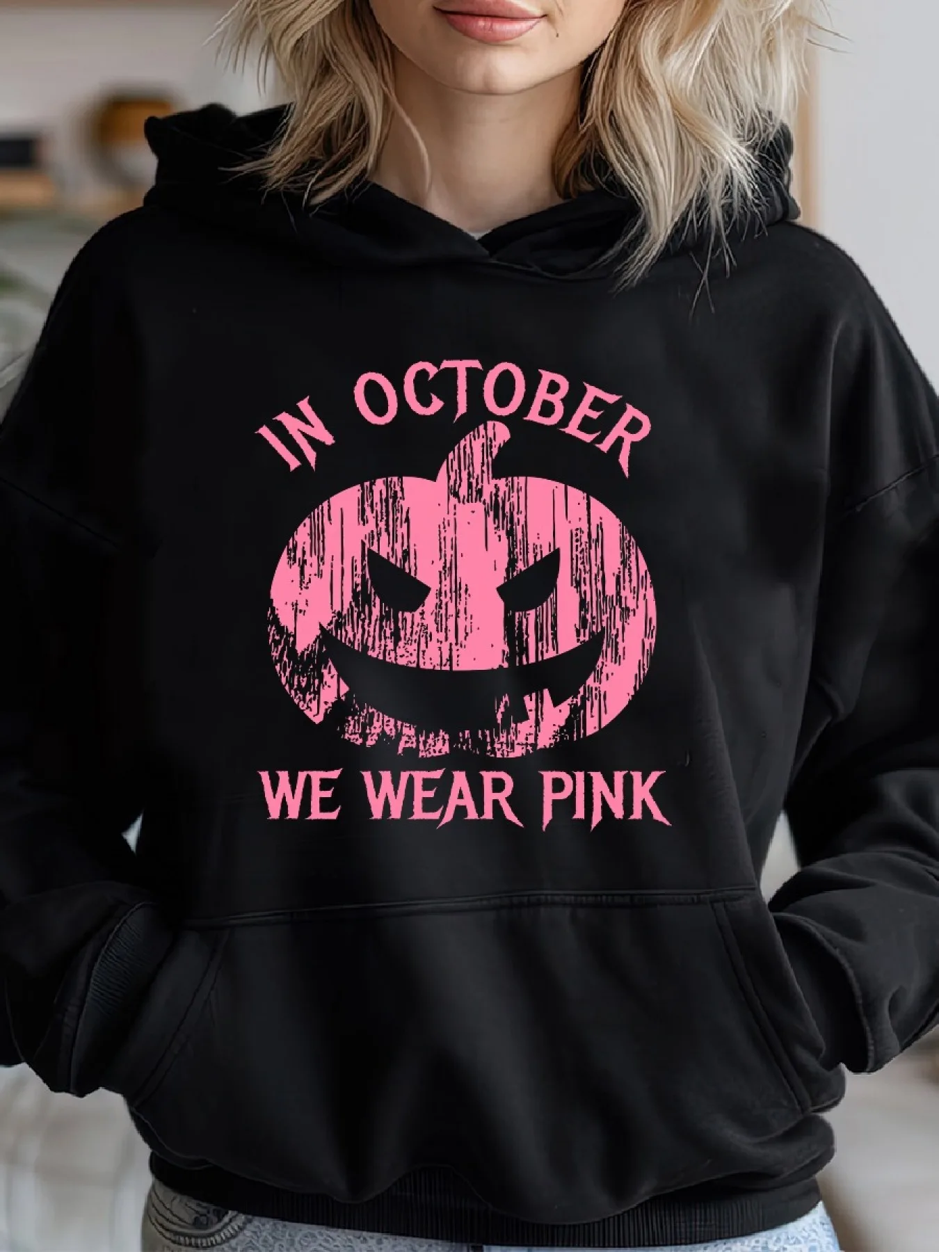 

Halloween Graphic Printing Autumn and Winter Cotton Men's and Women's Hoodies Outdoor Street Sports Training Brand Trendy