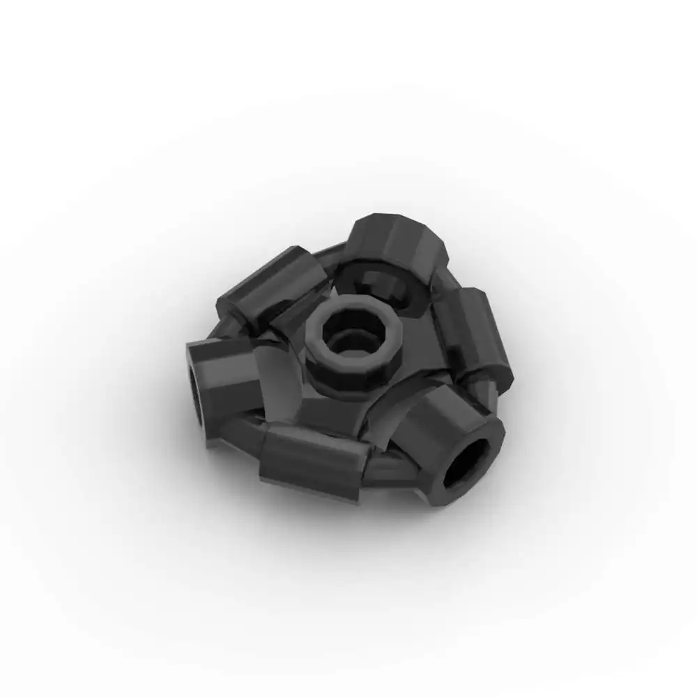 MOC 10PCS Part Bricks 20612 Arms Holder Ring With 3 Bars Holes Building Blocks Set Connector Hollow Compatible Toy Children Gift