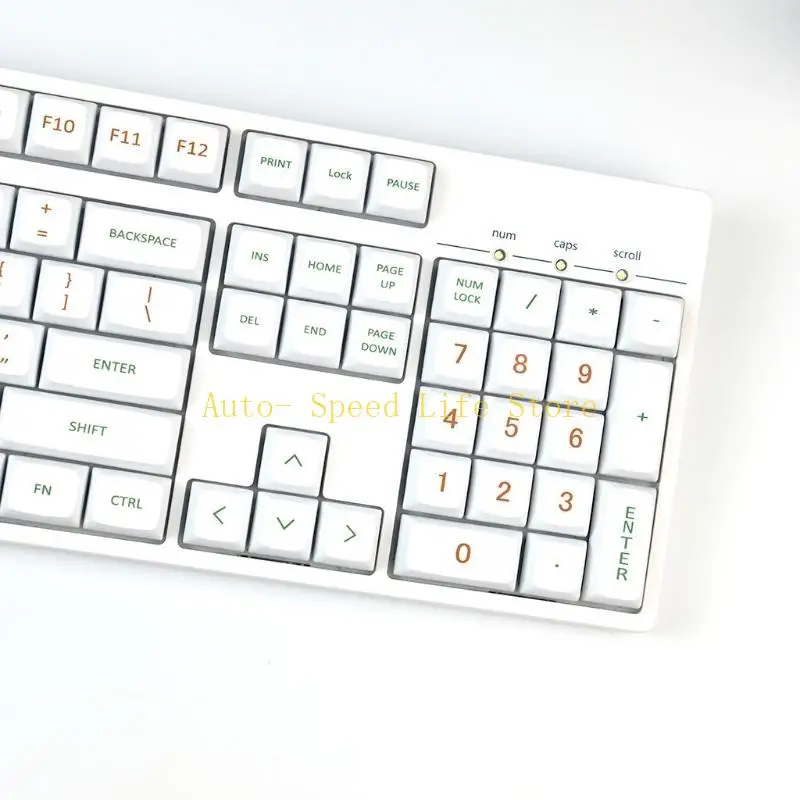 

02DA Keycaps Full Set 139 for Key Keycap PBT Sublimation XDA Height for Mechanical Keyboard for MX Switch Keys