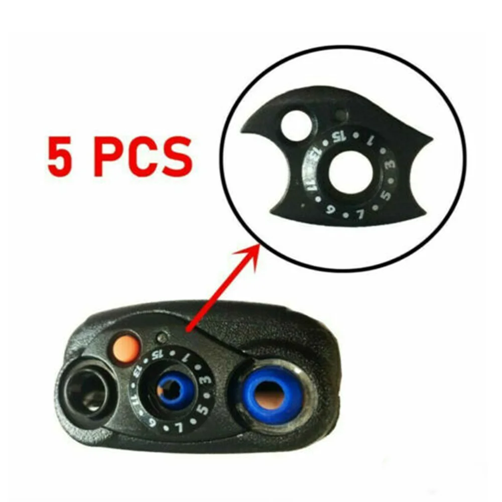 5PCS/Lot Walkie Talkie 16 Channel Escutcheon Top for HT750 PRO5550 PRO7550 GP320 Portable Radio