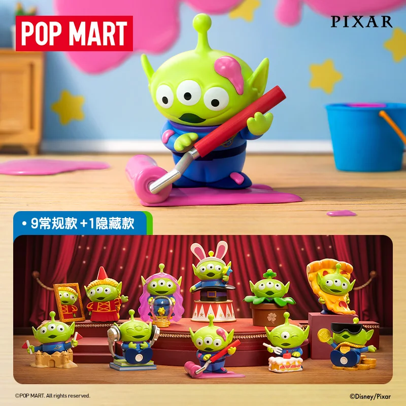 POPMART Disney Pixar Alien: Immersive Experience Series Blind Box Toy, Limited Edition, verjaardagscadeau, overzeese verzending!