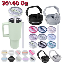 30oz For Stanley Thermal Water Bottle Cover Coffee Cup Flip Straw Cap Replacement Spill Proof Mugs Tumbler Lid Accessories Cover