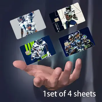 Adesivi per carte di credito S-Seattle Seahawks per VISA Bank Bus Metro Access Card pellicola protettiva per donna 10 best sales Seattle Mariners - №3