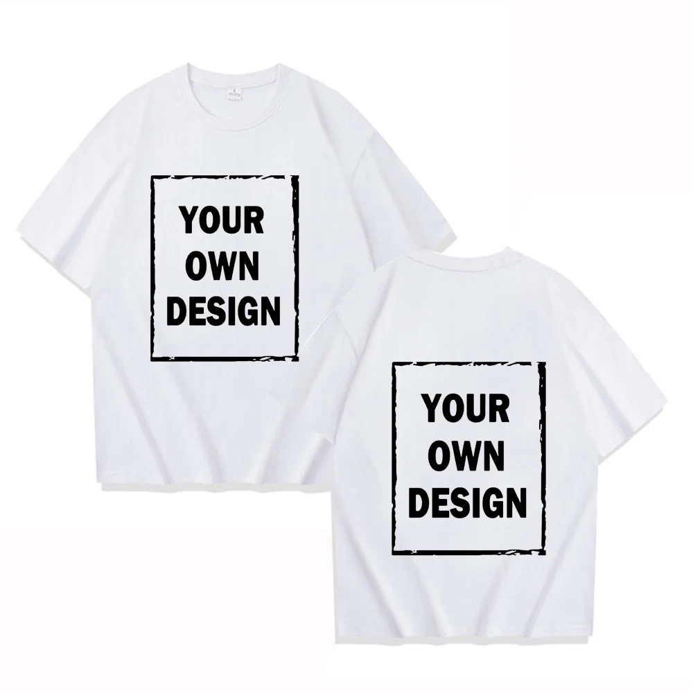 Custom Customized Print Short Sleeve T-Shirt Summer Tops Your Like Photo or Logo T-shirt