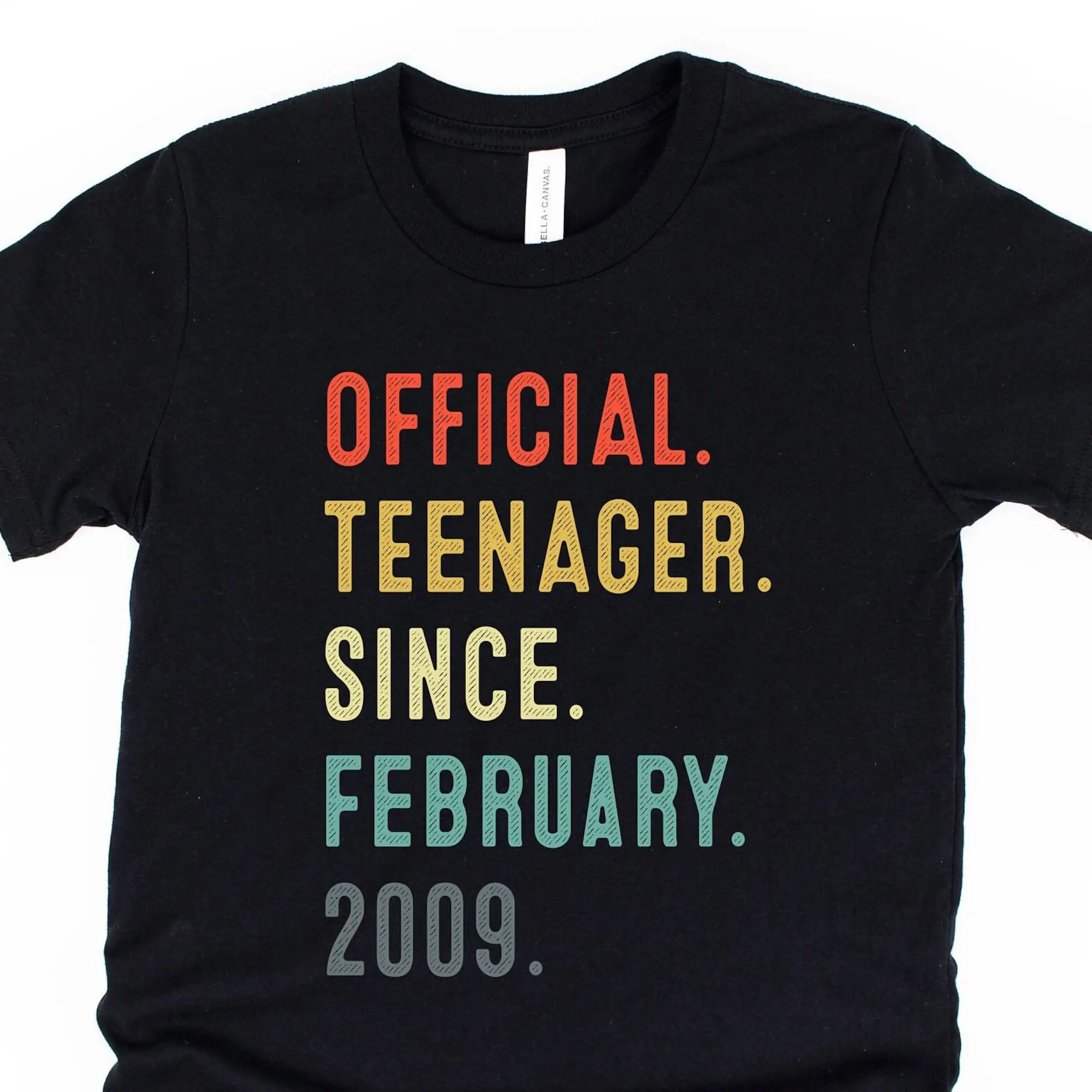 Винтажная рубашка на 13-й день рождения, официальная Подростковая рубашка, рожденная в февраля