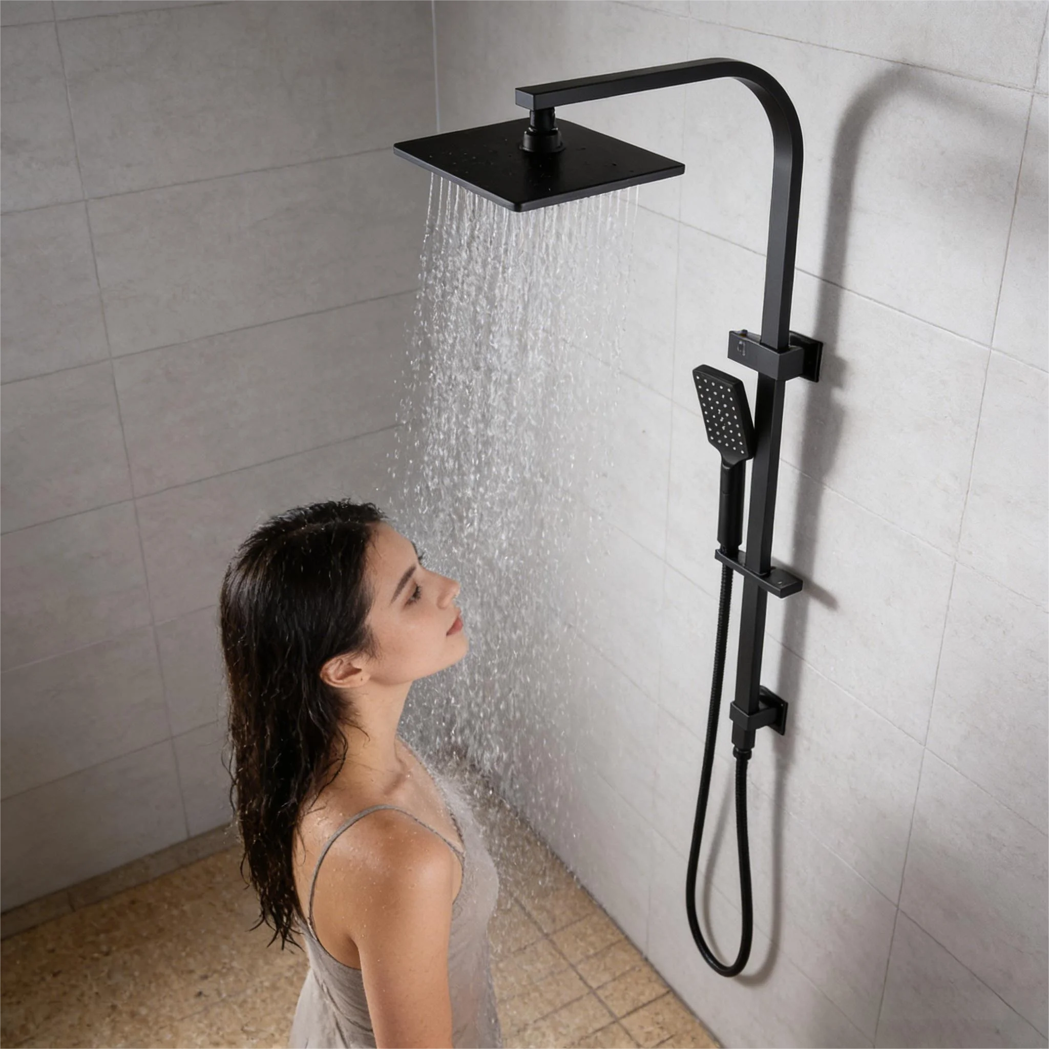 Watermark Certified New High Quality Shower Faucet with Handheld Brass Shower System Bathroom Shower Set