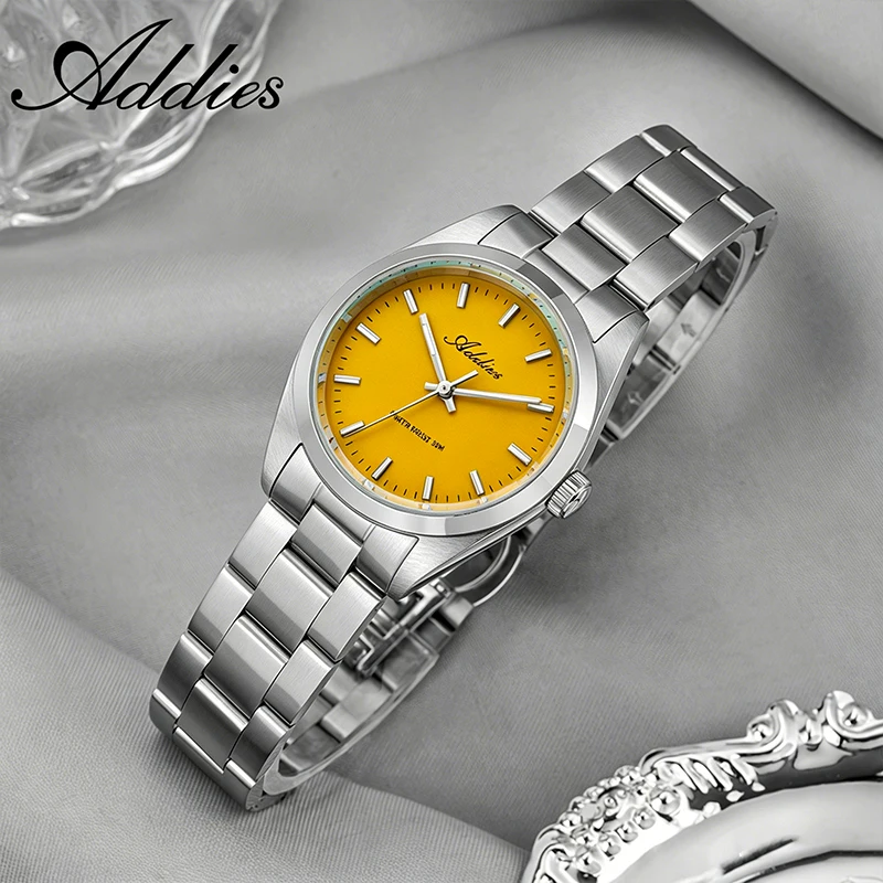 

ADDIES Luxury Women's Watch 2035 Japan Quartz 50m Waterproof Stainless Steel Luminous Outdoor Sport Diving Wristwatch For Lady