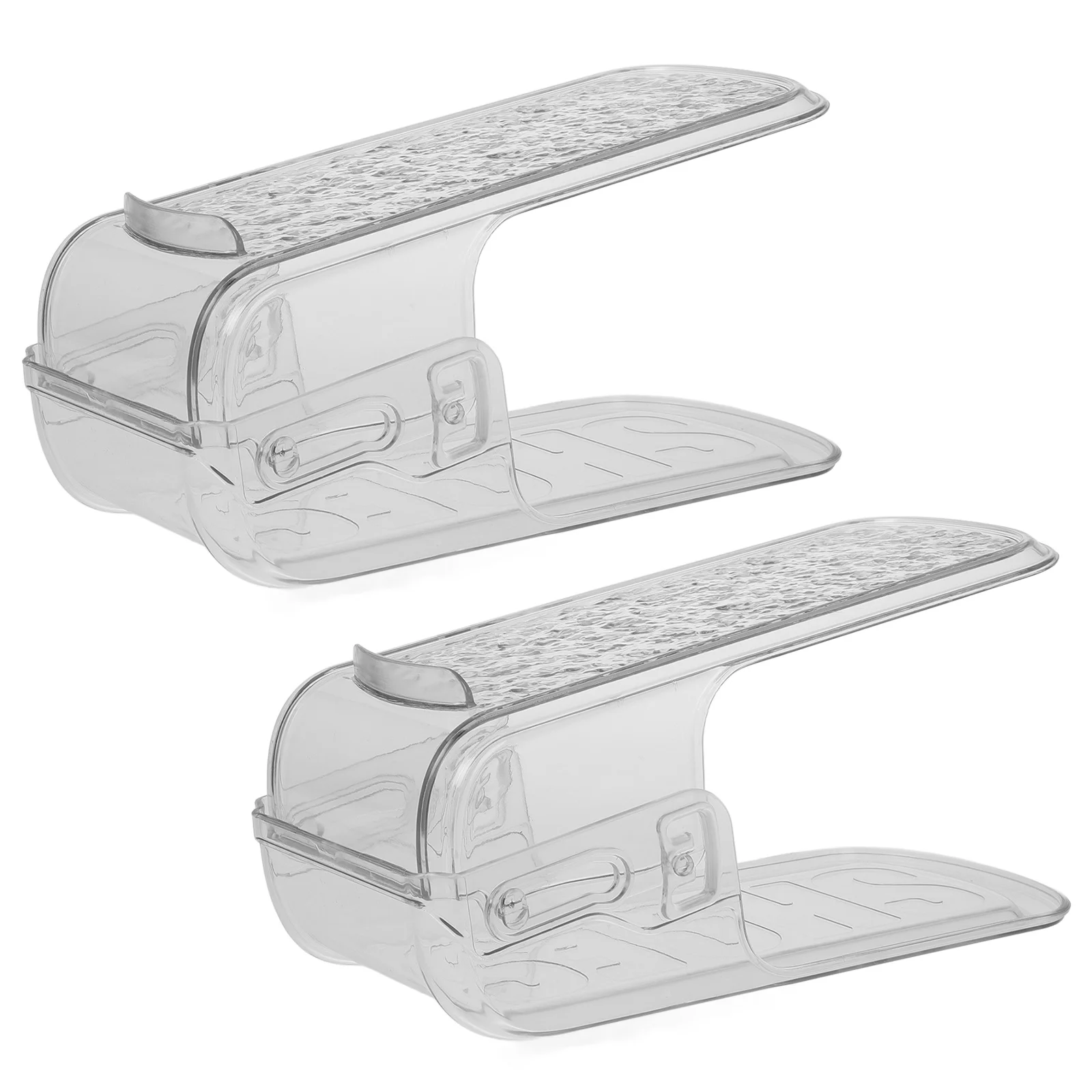 

2Pcs Double Layer Adjustable Shoe Slots Organizer for Closet Shoe Rack Space Saving Storage Shoes Rack Shoes Storage