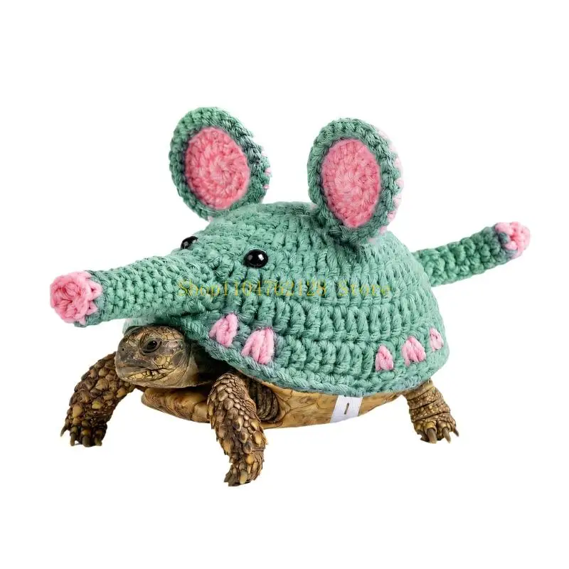 Elephant Theme Costume Cover for Small Shell Companion, Crocheted Shell Outfit with Flexes Fastening for Camera Display best