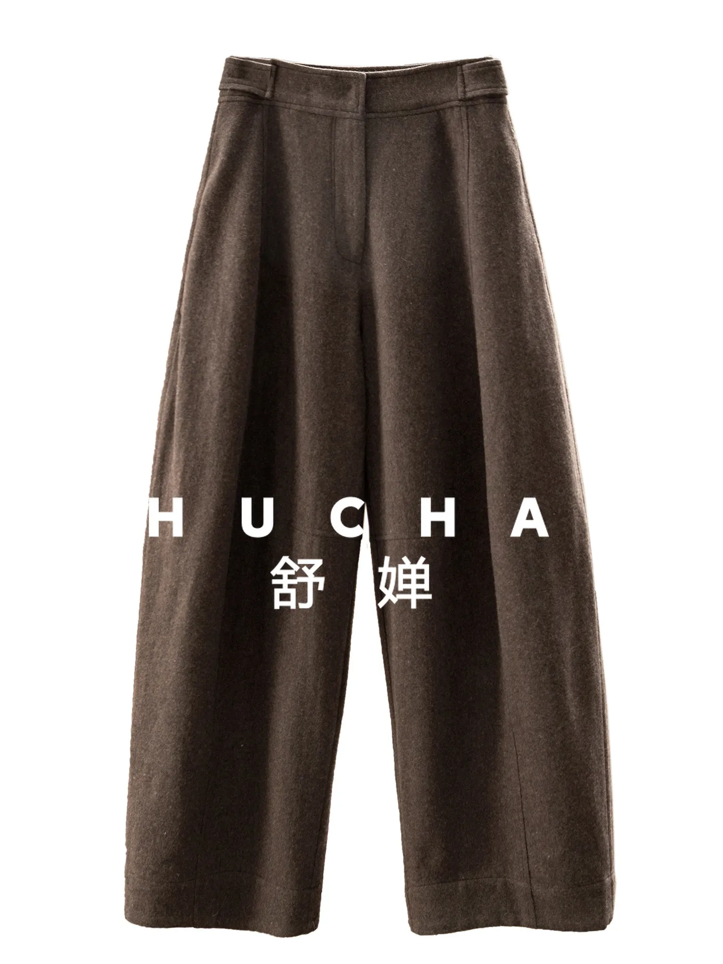 

100 Wool Wool High Waist Wide Leg Sickle Pants Women 74F4 Wide Leg Pants Women Pantalones De Mujer