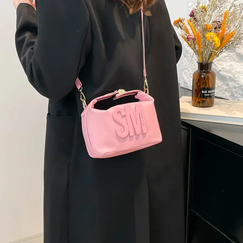 

2025 Ins Style Small Square Crossbody Bag - Casual Trendy Single Shoulder Bag for Women