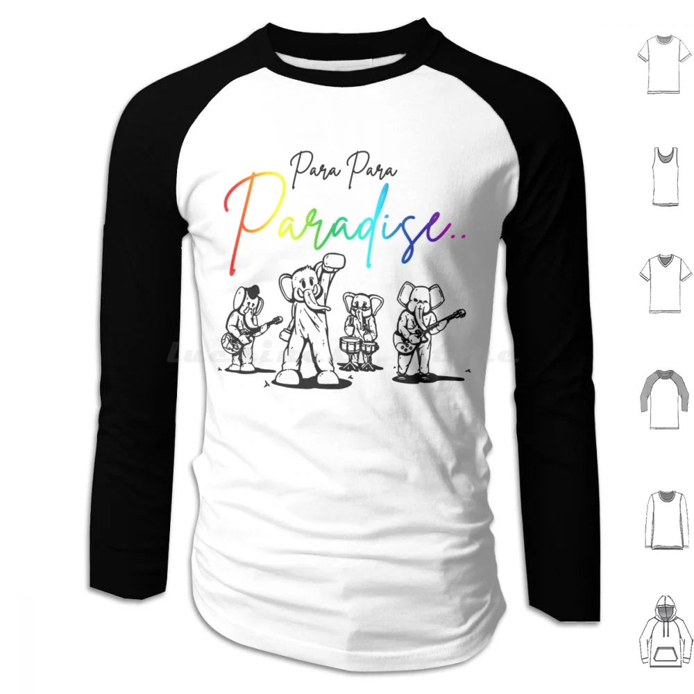 

Para Para Paradise Hoodies Long Sleeve Chris Chris Baseball Singer