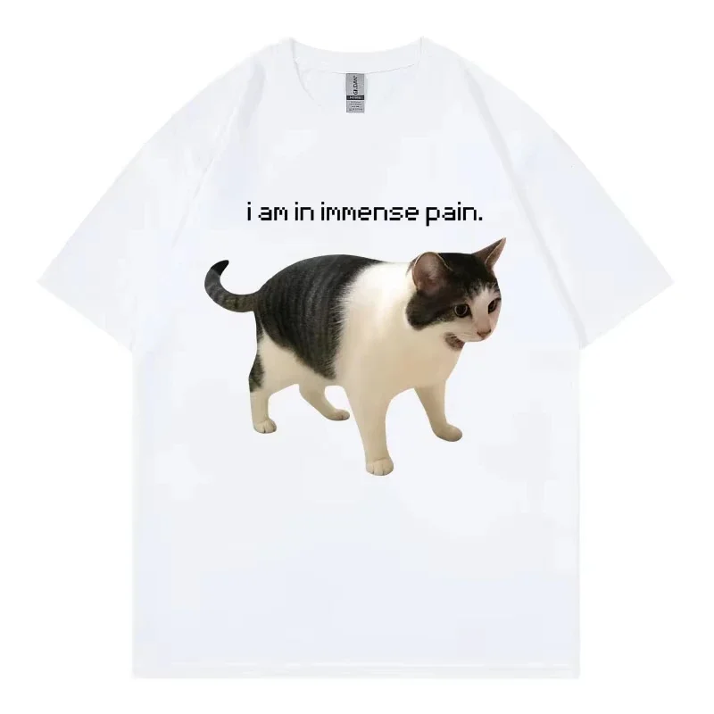 I An in Immense Pain Screaming Ce Graphic T Shirts High Street Fashion Trend T-shirt Unisex Casual Loos T-shirts