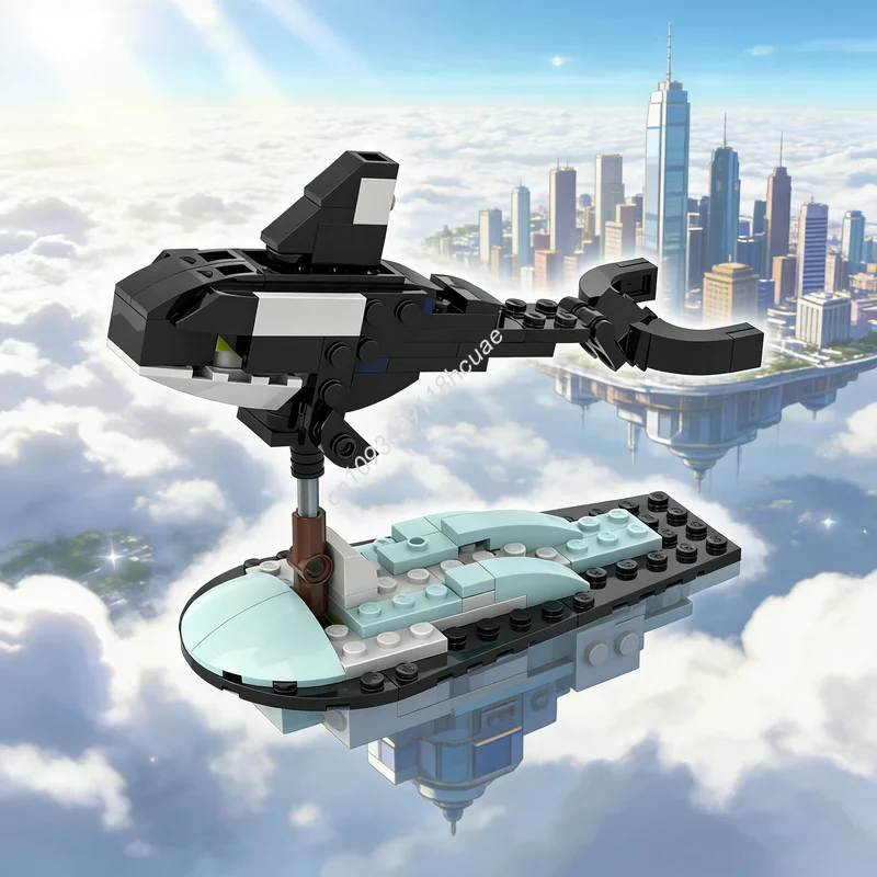 

Набор для сборки модели MOC Orca Creator 3 в 1, 105 деталей, конструктор, архитектурные блоки, рождественский подарок, развивающая игрушка для самостоятельной сборки, креативная идея