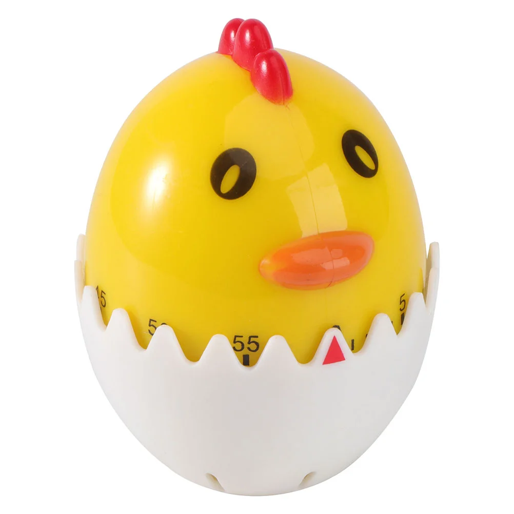 Egg Shell Timer Cooking Chronometer Kitchen for Eggs Clock Minuteur Chick Figurine Countdown Reminder Timers Alarm Timing