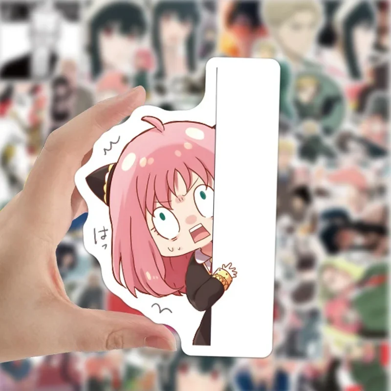 60/30/10PCS Yor Forger Anya Forger Loid Forger Popular Anime Peripheral Stickers Computer Mobile Phone Case Helmet Stickers