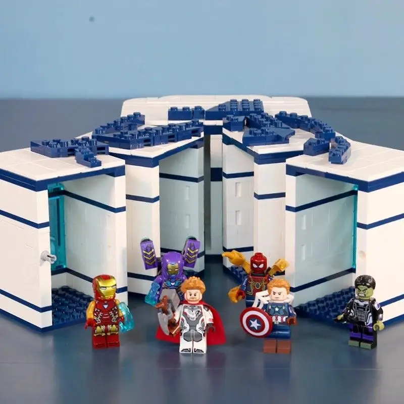 

2026 New DIY Christmas Gifts Idea Education Brick Birthday Anime MerchandiseMOC Marvel AvengersThe Model Building Blocks Toys