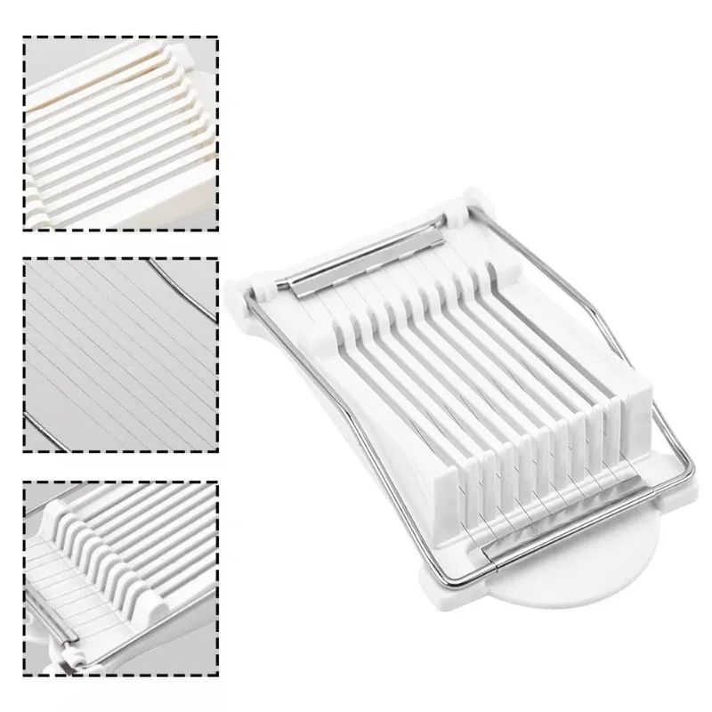 Stainless Steel Wire Luncheon Meat Slicer Multi-purpose Food Slicing Tool for Cheese Ham Fruits and Vegetables Kitchen Gadget