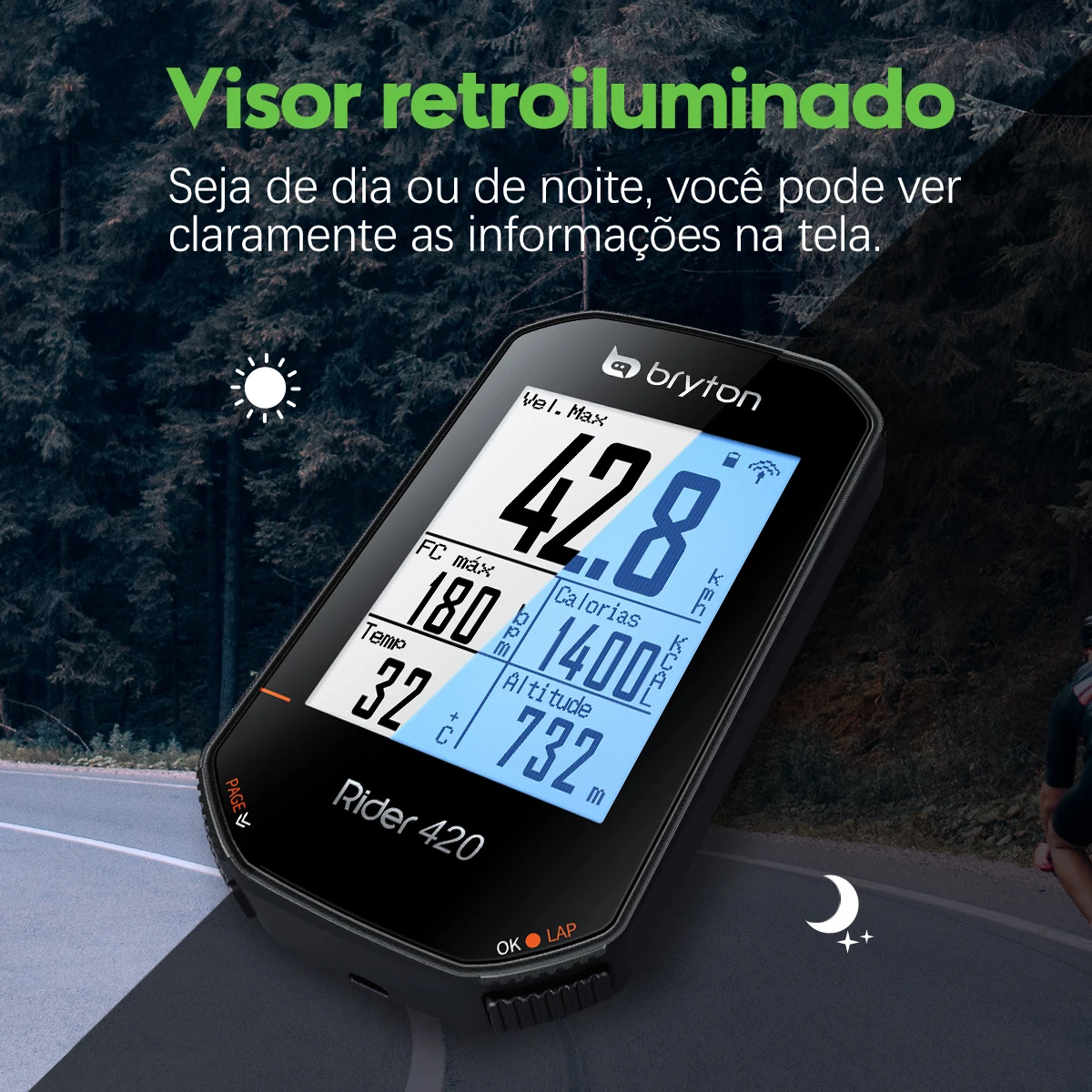 Bryton Rider 420E/420T/320E GPS Cycling Computer Enabled Bicycle Rider Bryton Mount Waterproof  Wireless Speedometer New 2021