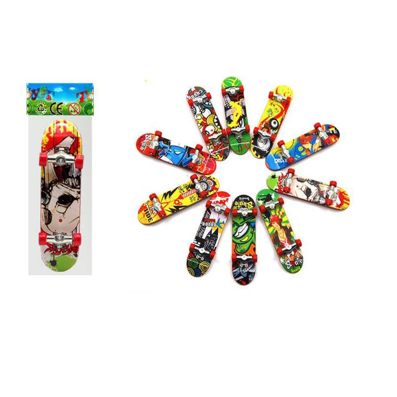 5/10Pcs Finger Skateboard Kids Toys Professional Mini Finger Skate Board  Alloy Stent Children Christmas Party Favors Gift