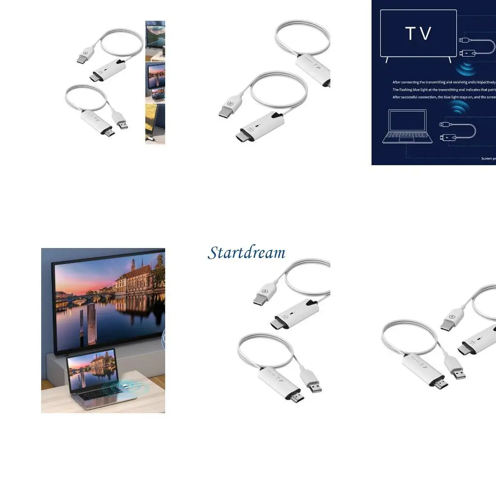 

Easy HDMIcompatible Wireless Mirror for TV Enjoyment with Family and Friend K92C