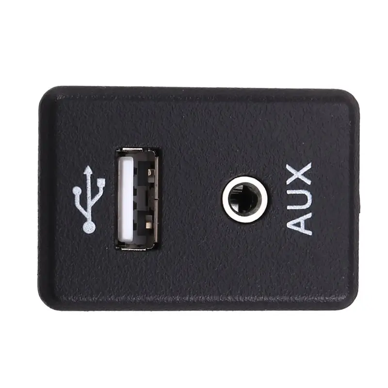 USB+ AUX Dual Interface Module 795405024 28023-DF60A For Nissan Qashqai Tiida Sylphy Auxiliary Audio Plug USB Charge Port-Y79A