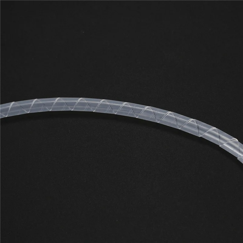 

4X кабельный органайзер для проводов, спиральная лента, диаметр 6 мм, длина 15 м, белый-BAAQ