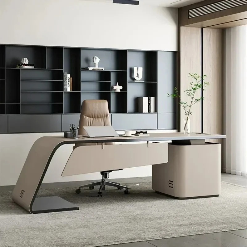 

Luxury Boss Office Desks Minimalist Work Desk Corner Executive Table Home Study Desktop Computer Table Office Furniture i