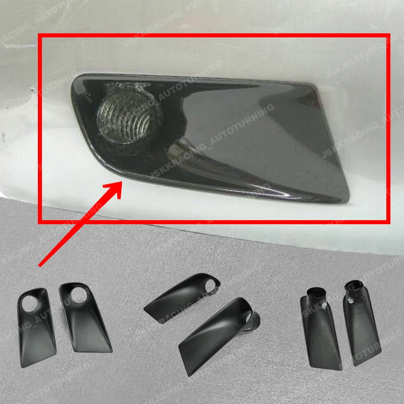 

For Honda S2000 AP1 FRP Unpainted Front Bumper Vent Air Duct Intake Cover 2pcs