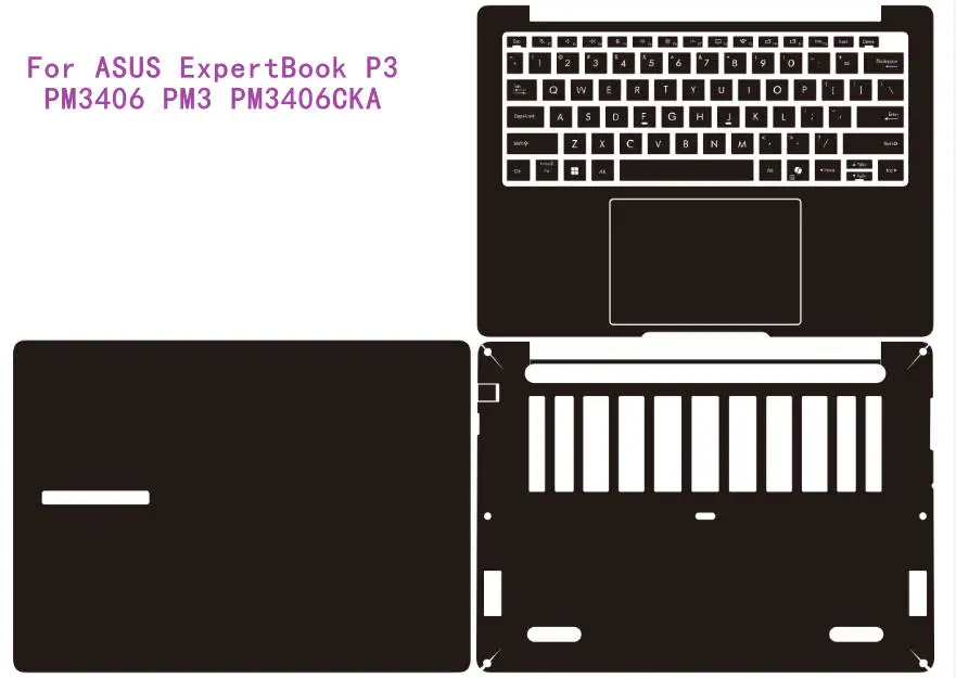Pre-Cut Laptop Vinyl Decal Cover Skin Sticker For Asus Expertbook P3 PM3406 PM3…