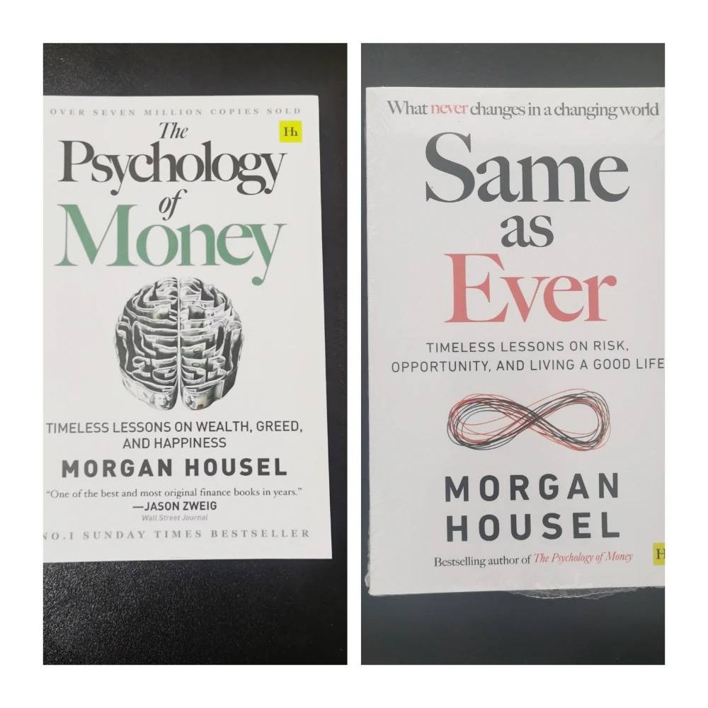 

2 Books By Morgan Housel The Psychology of Money And Same as Ever Book in English Paperback