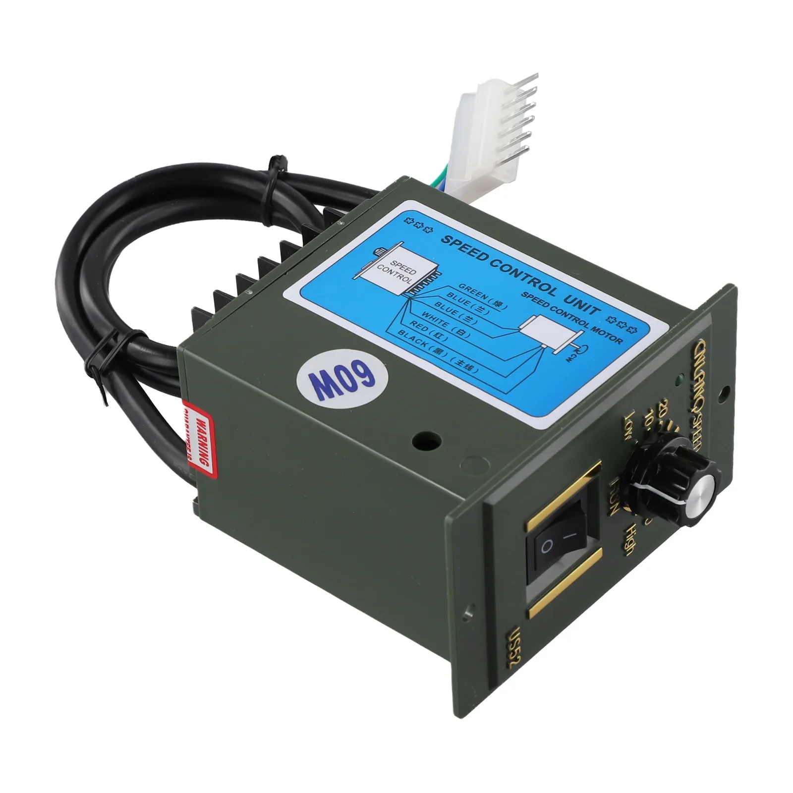 US52 Motor Speed Controller 400W AC220V Adjustable Speed Regulation from 90 to 1400 RPM for Efficient Operation