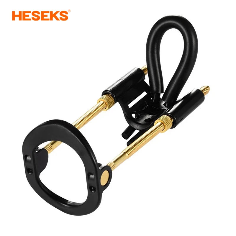 HESEKS Penis Enlargement Stretch Clamp Extender Penis Stretching Exerciser Penisgrowth Traction Device for Men Portable Sport