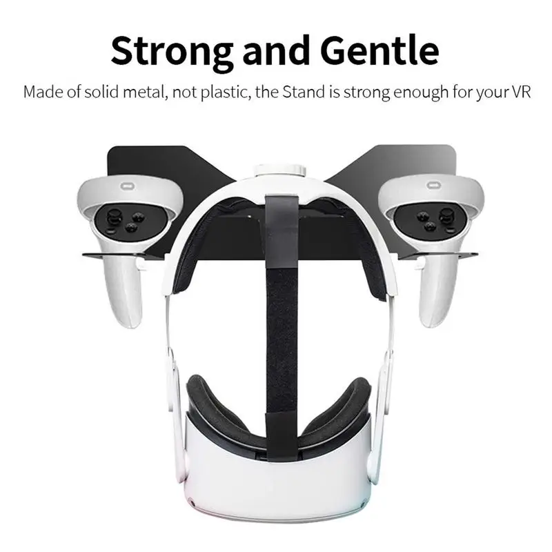 VR Headset Wall Stand Hook para OculusQuest 2, Virtual Reality Headset, Mount para todos os tipos de óculos VR