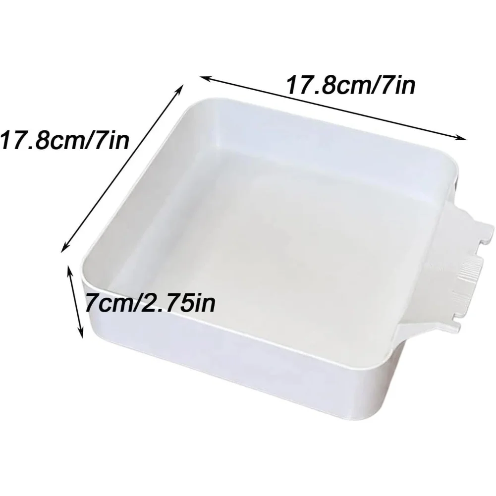 3D Printed Washing Machine Drain Pan with Filter Screen Plastic Catch Tray for Overflow Water and Condensation