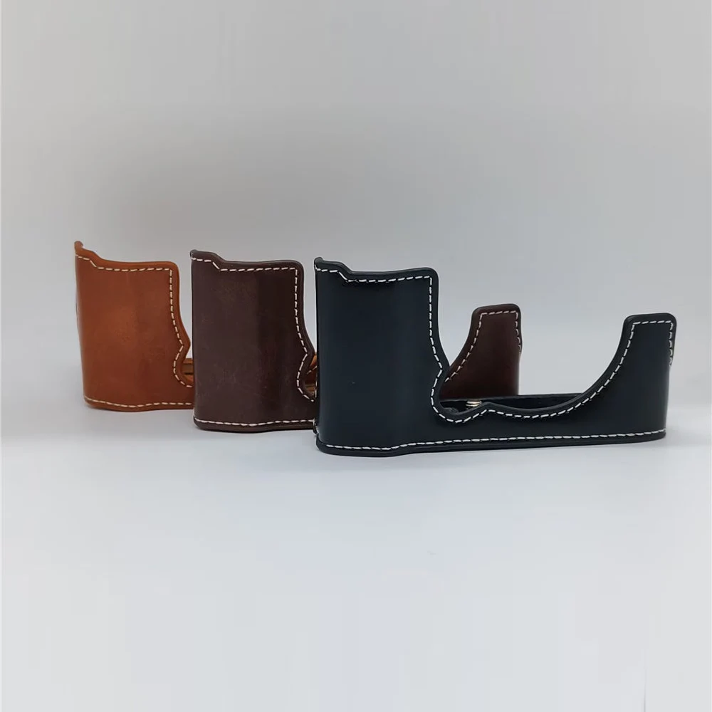 PU Leather Camera Half Case for Fujifilm XM5 Fuji X-M5 Bottom Battery Opening Cover