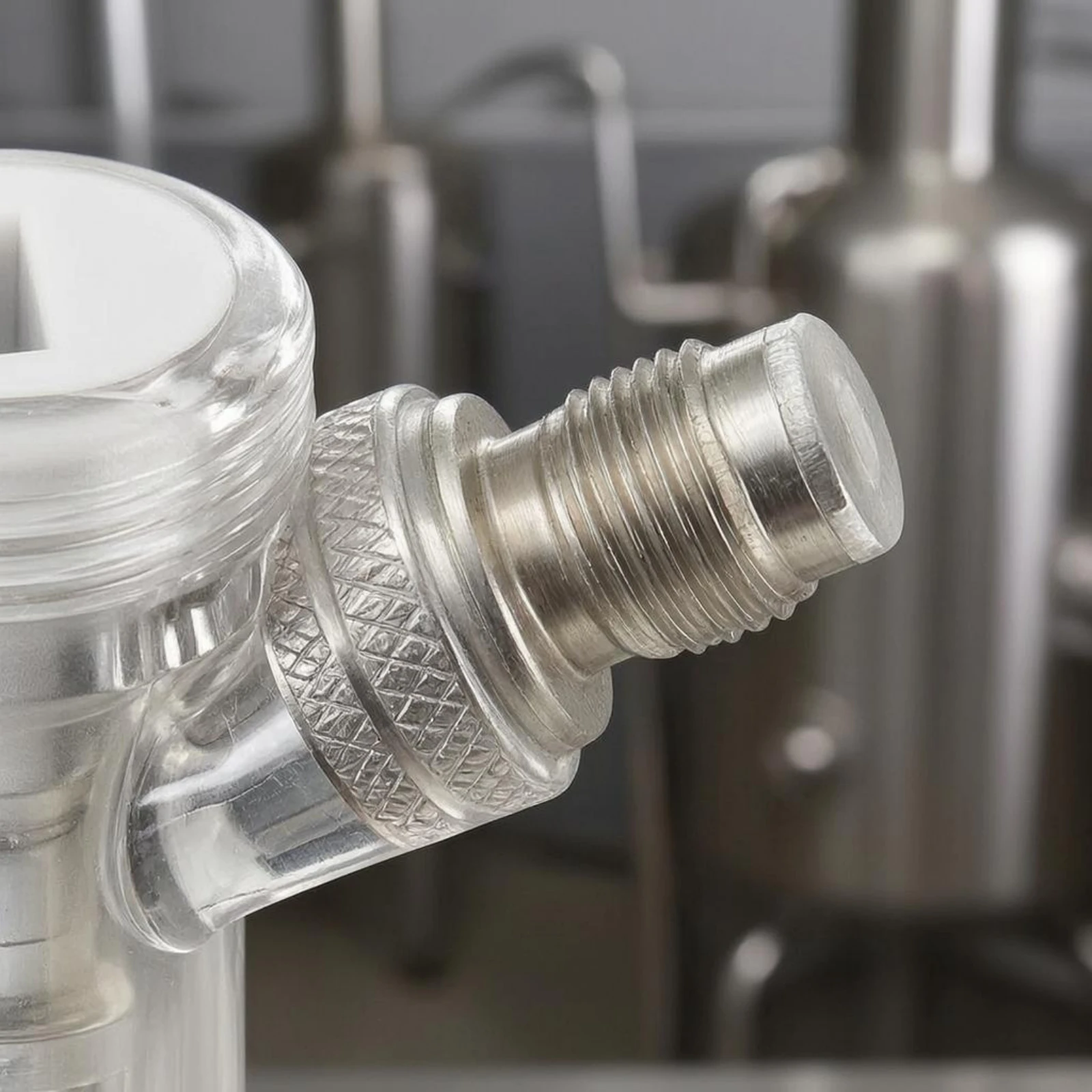 Beer Keg Quick Connector Slotted Opening Ball-Lock Beverage Connector Ball Lock Disconnect Food Grade Material