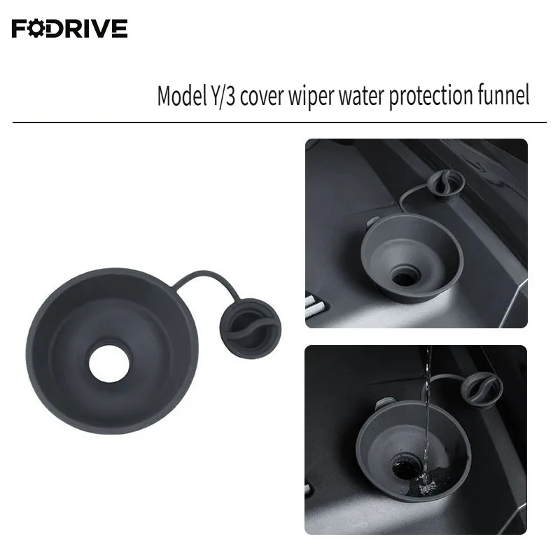 

Glass Wiper Filling Funnel For Tesla Model 3 Y Juniper Lanuch 2025 2024 Filler Windshield Fluid Filled Wiper Funnel Accessories